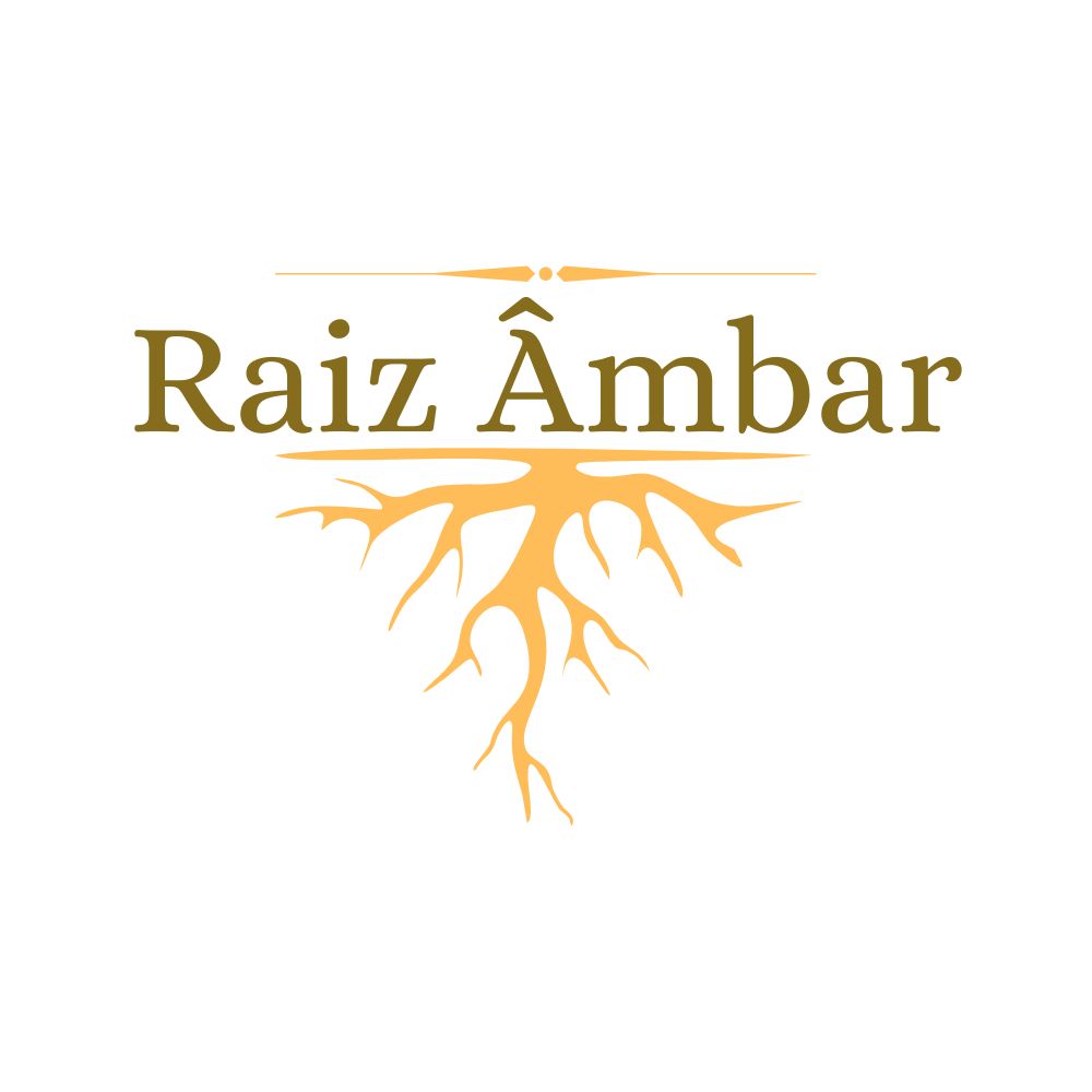 Logo final Raiz Âmbar.